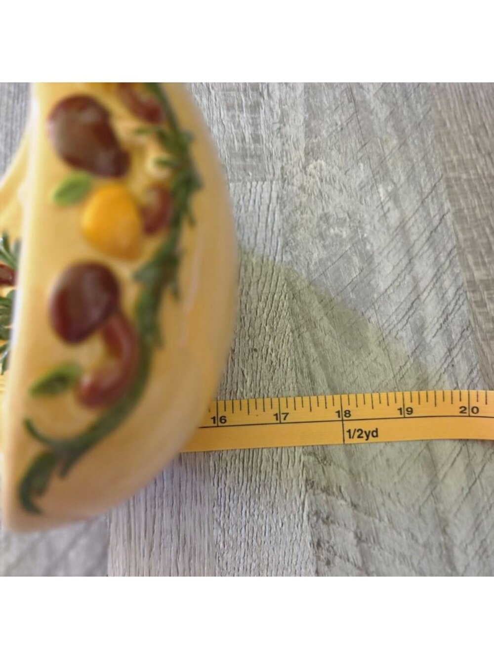 Arnel's 1970s Mushroom Ceramic Wall Ladle Cottagecore Kitchen Decor Boho - Picture 9 of 12